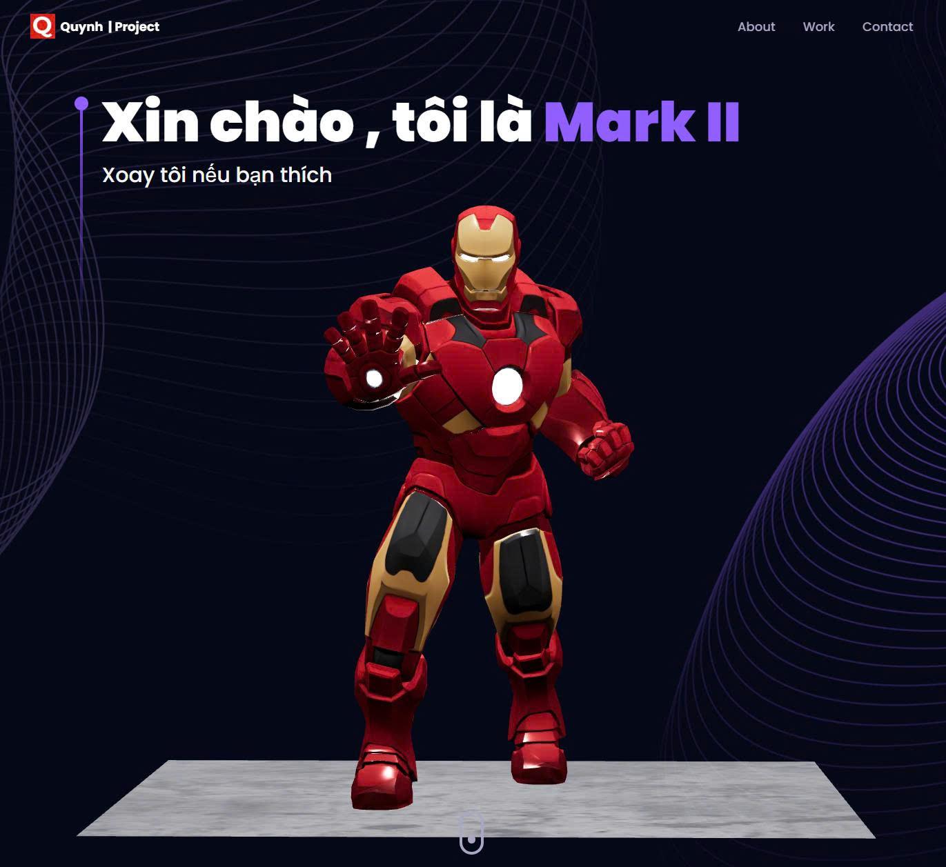 3D Model Landing Page