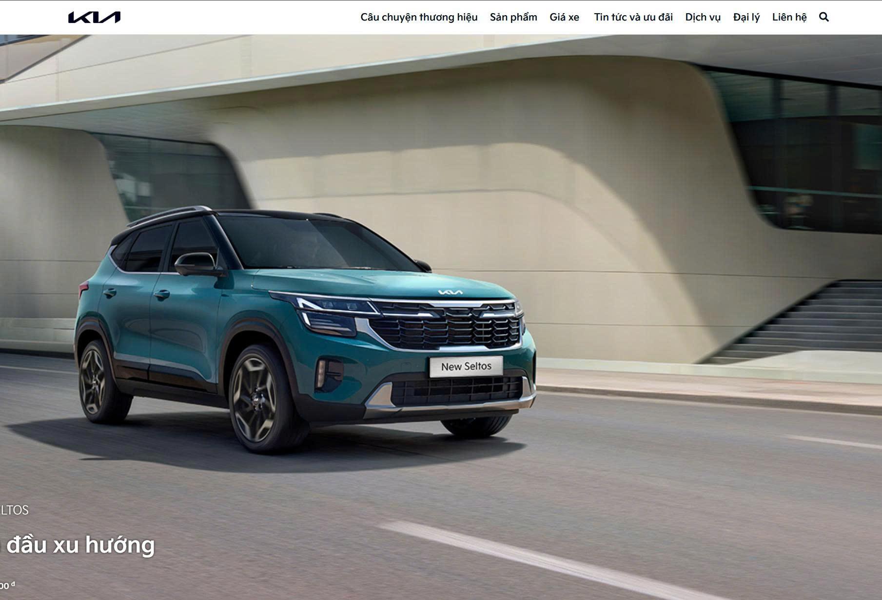 Kia Vietnam Landing Page